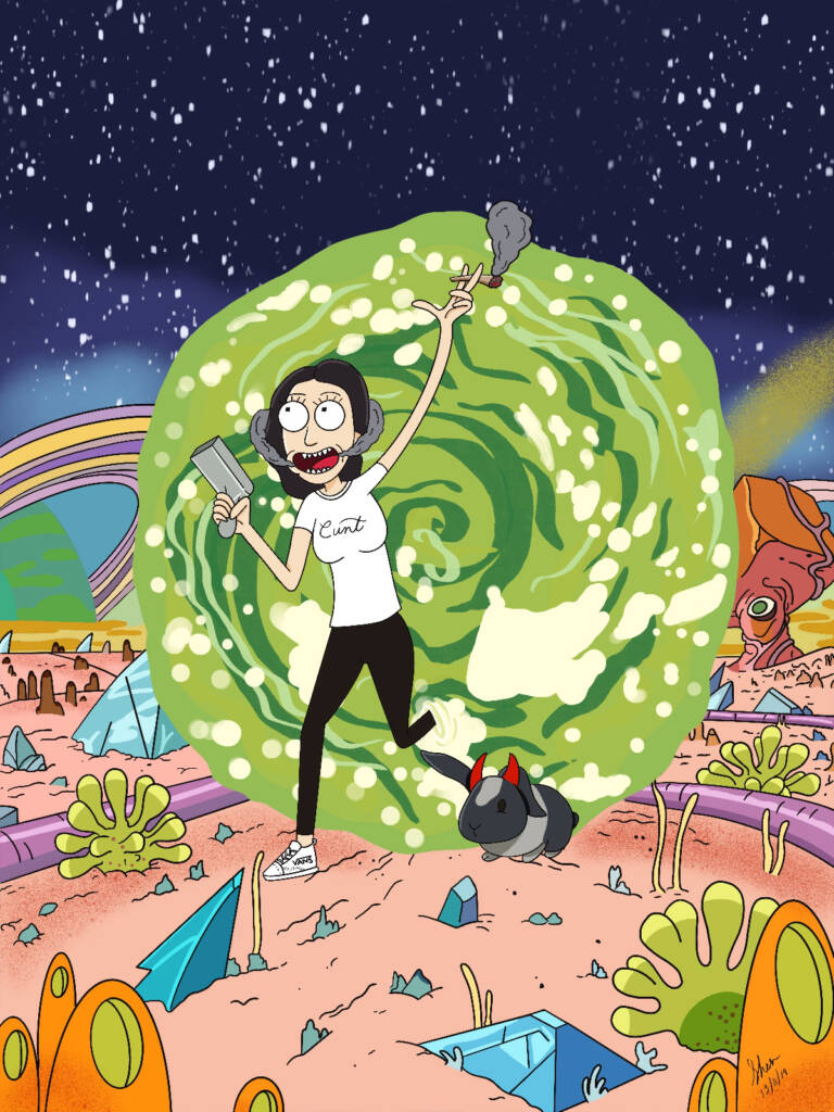 Ritratto Rick e Morty